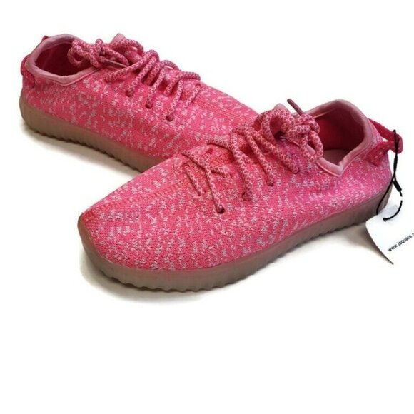 MEJC Girls LED Shoes Light Fashion Sneaker Pink Youth Size 1.5Y USB Charger - Picture 8 of 8